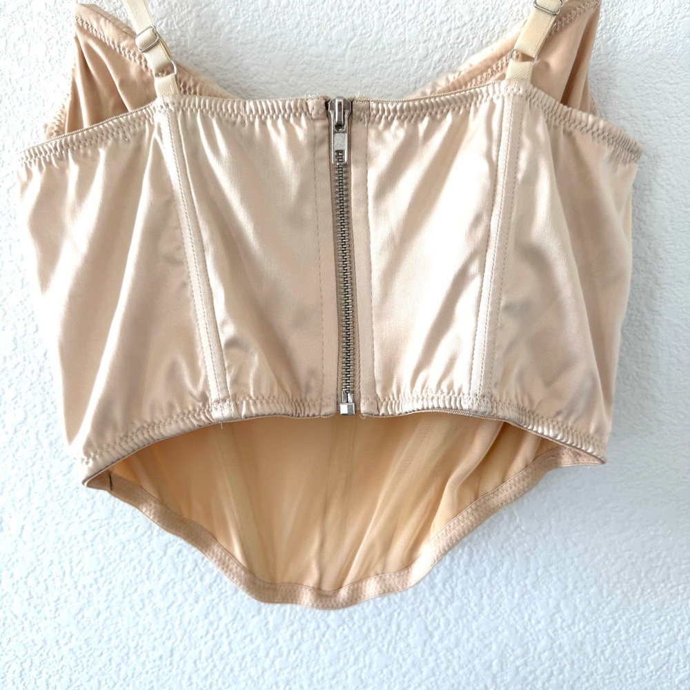 Urban Outfitters Lexi Satin Cropped Corset Top - Picture 6 of 9